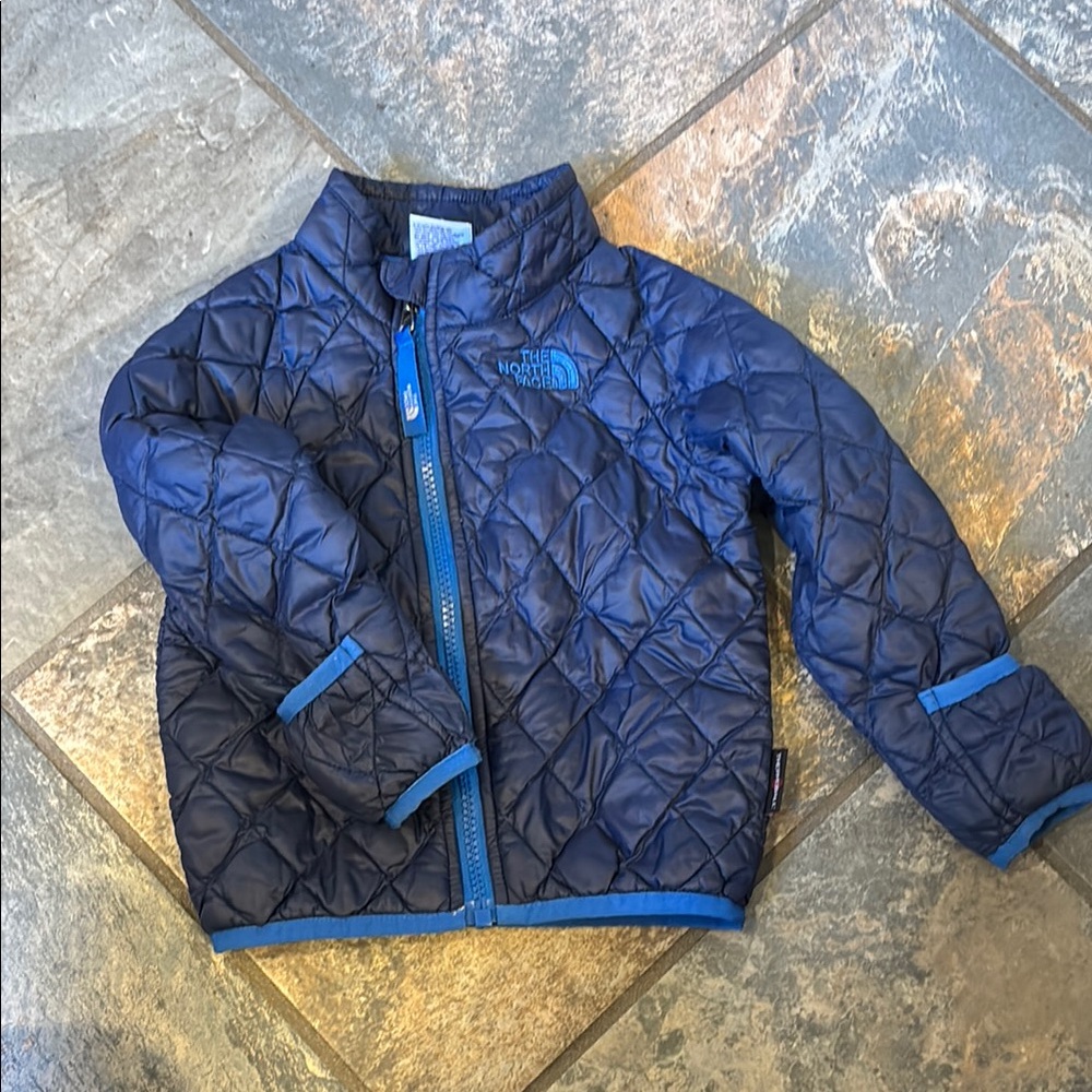 The North Face Kids Blue Quilted Jacket